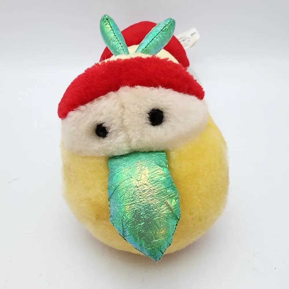 Vintage HugFun Caterpillar Worm Rattle Plush Stuffed Animal 10